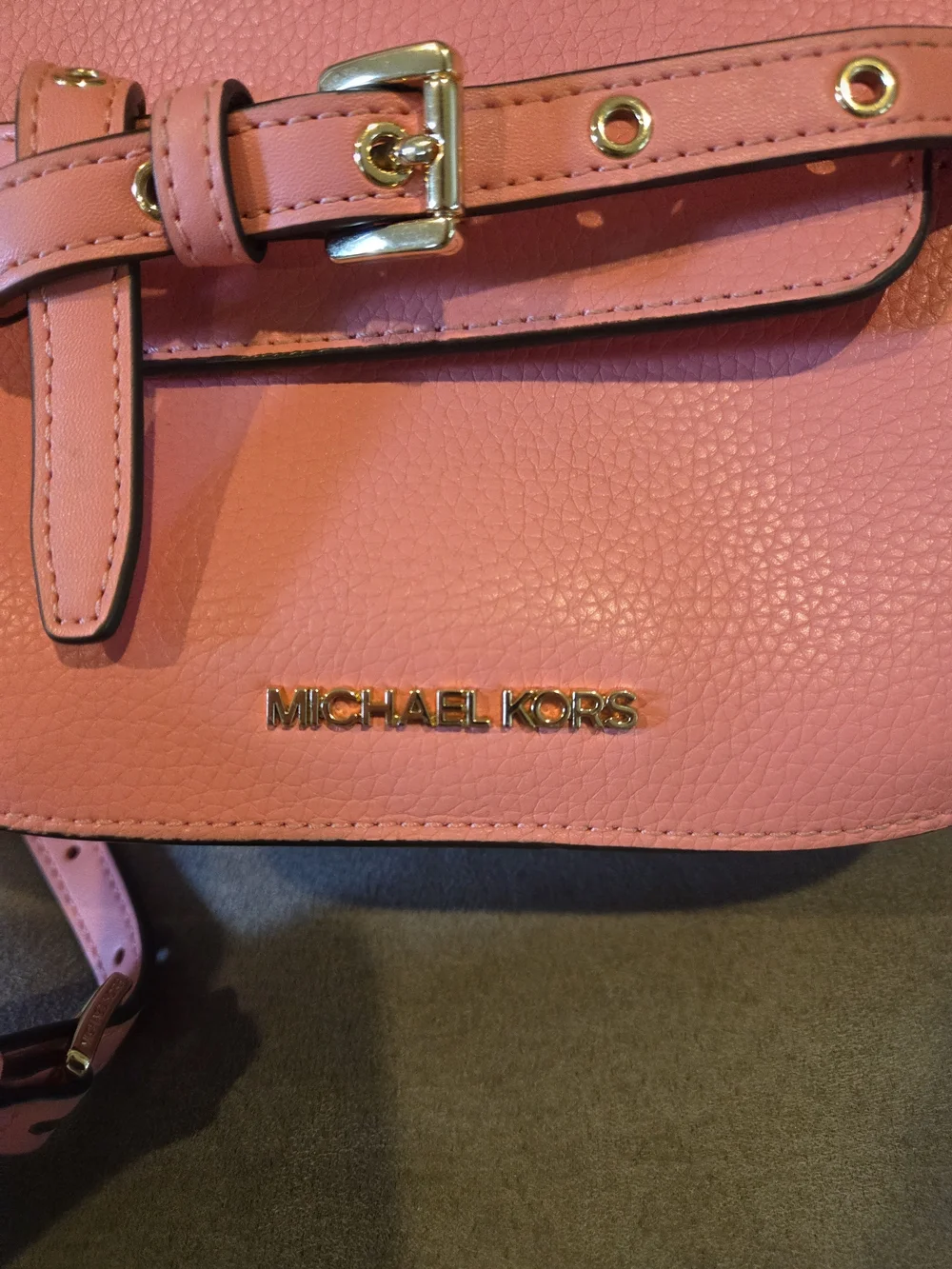 Michael Kors Pink Leather Crossbody Bag